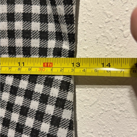 Divided by H&M Black & White Gingham Mini Dress – Size 6 Spaghetti Strap Checked - Picture 9 of 10